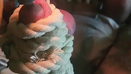 Goode Girl Flogging Balls by Candle Light POV