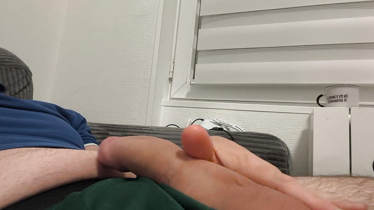 Beginning of masturbation
