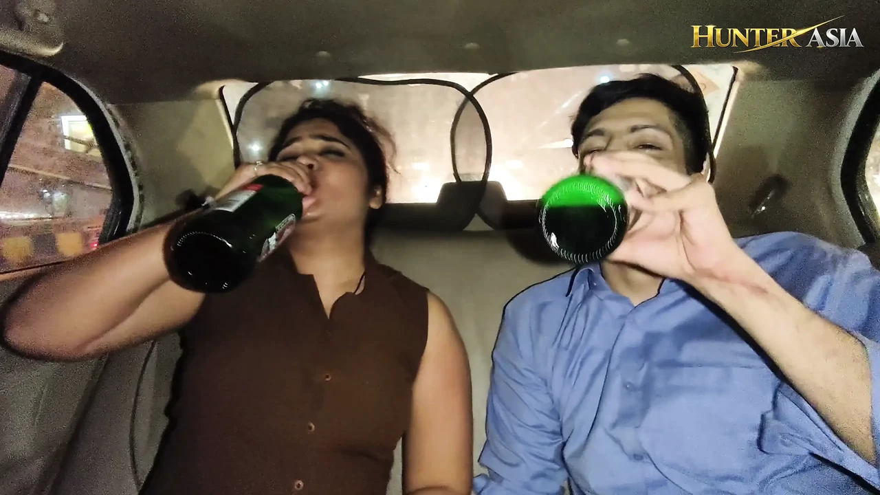 Party Sex with Indian MILF in Car