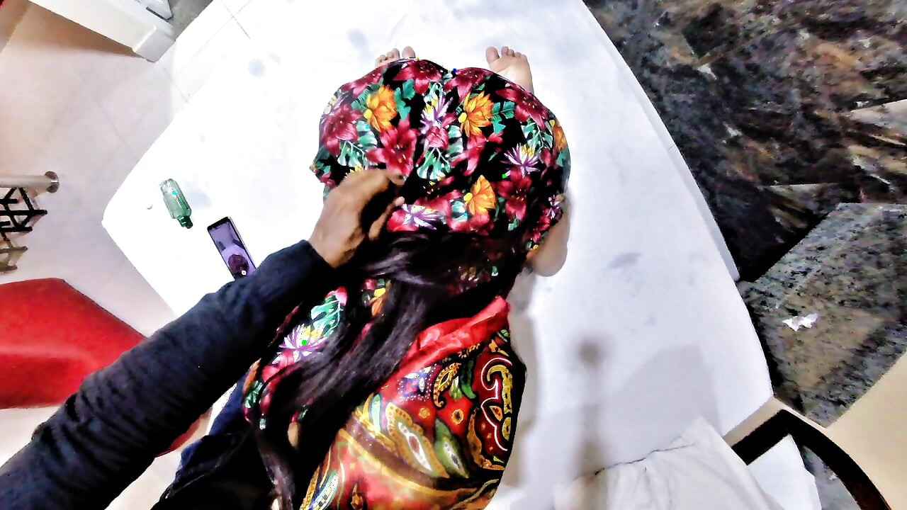 POV LOOK AT WHAT SEXY INDIAN HIDES UNDER HER ROBE