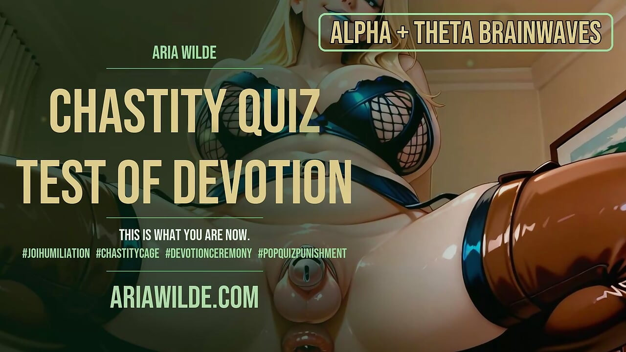 Czystość quiz test oddania kobieca dominacja maminsynek ASMR JOI BRAINWAVES