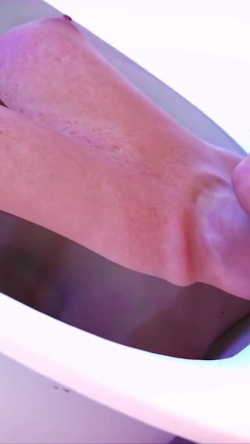 Stepdaughter Fingering Her Pussy While Watching Stepmom Naked In Shower | Clip 1