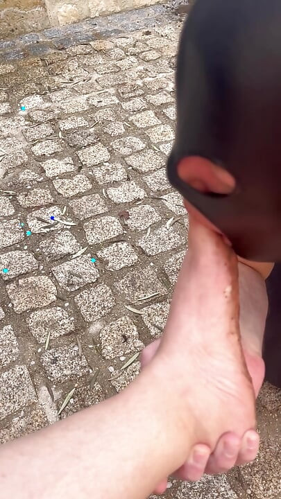 Cleaning My Dirty Feet...