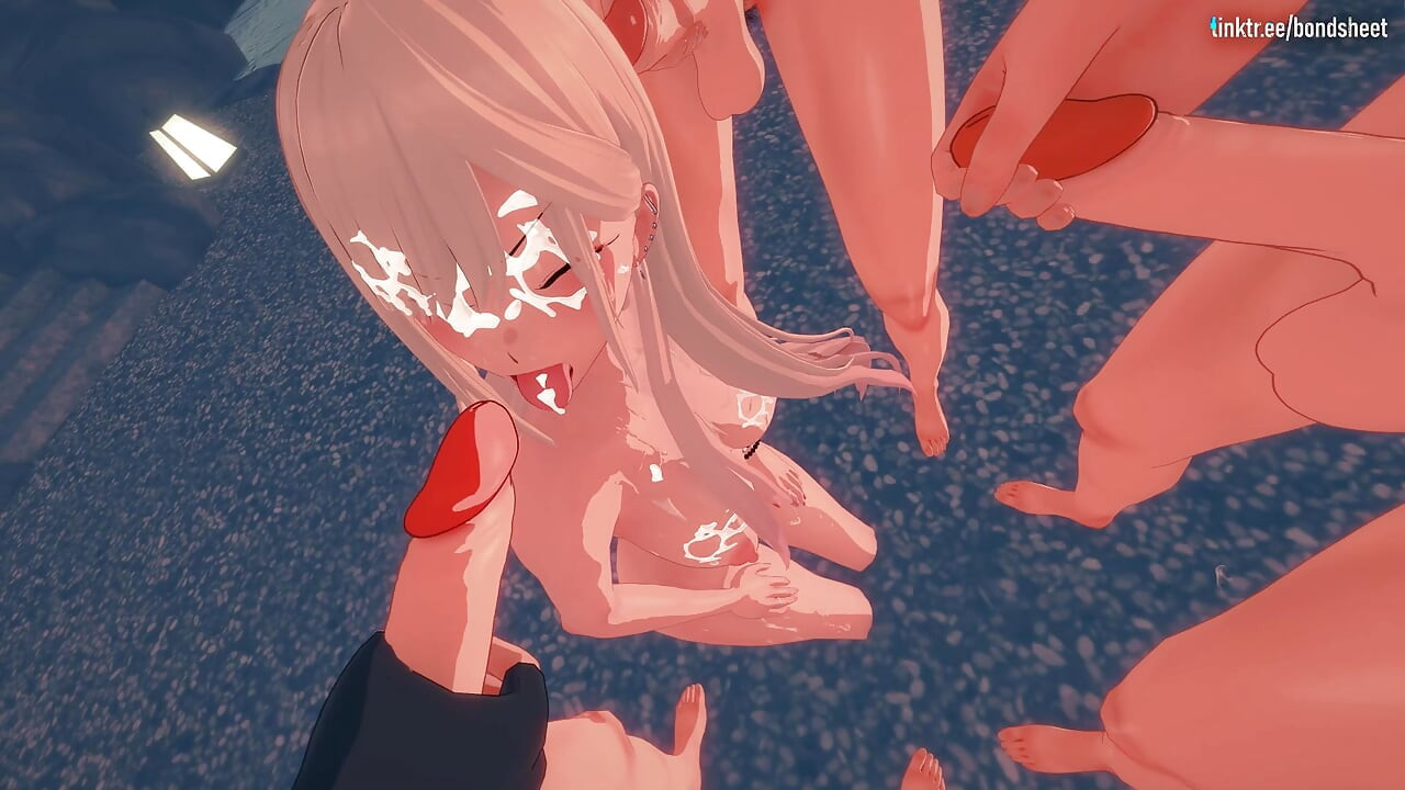 Marin Kitagawa met drie noppen op een strandverblijf