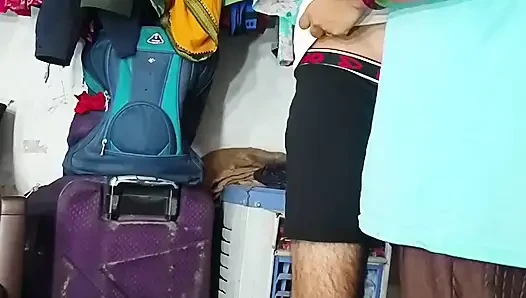 Big younger sucks cock in doggy style