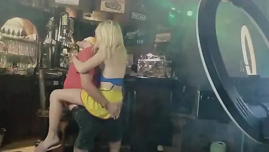 Boring Old Man and Horny Blonde