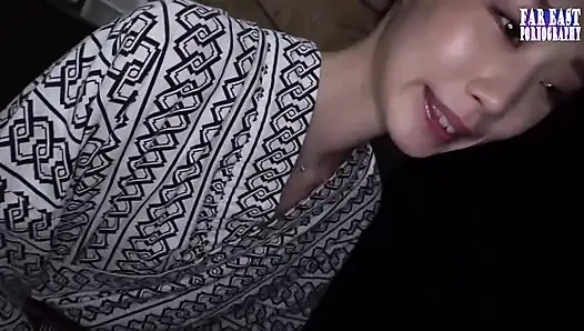 Elegant Gulp Night with a Craving Single Mom Savoring Warm Essence Under the Open Sky Ep-3