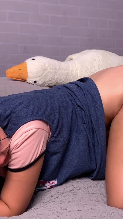 Thrilling moment from "we got horny from the erotic scene in the movie"