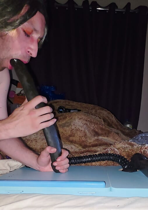 Practicing deepthroat
