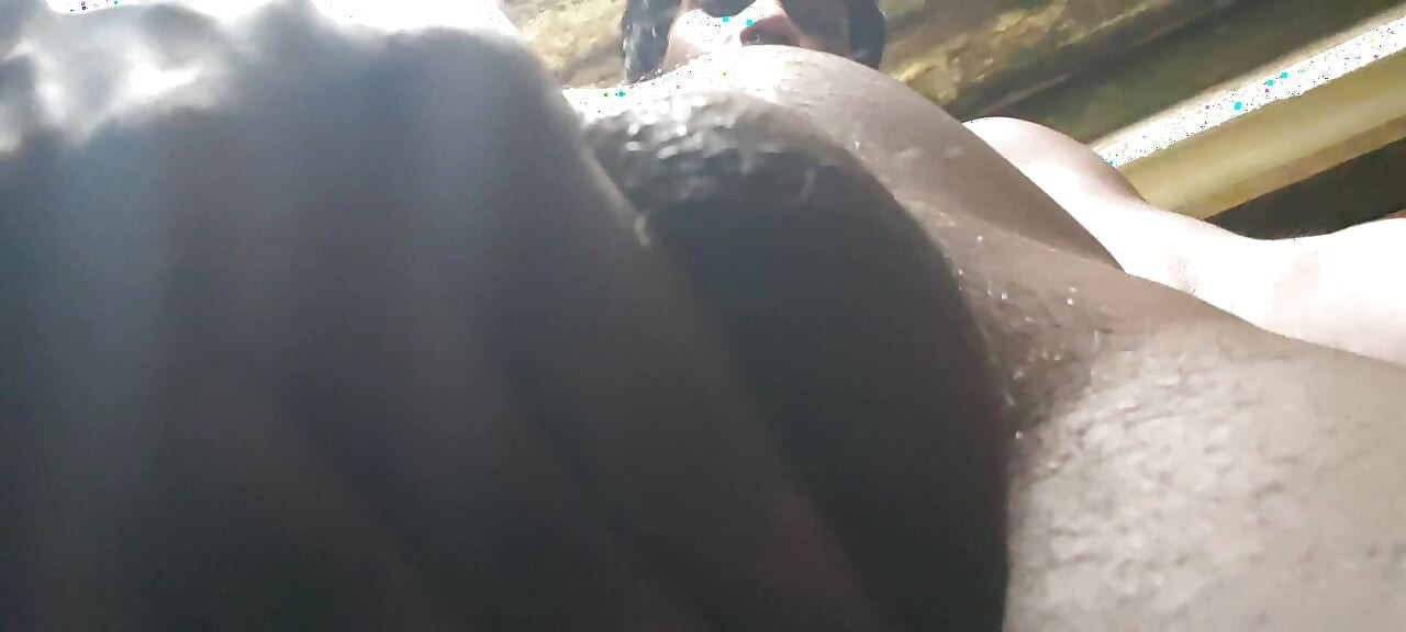 Playing with my balls and dick
