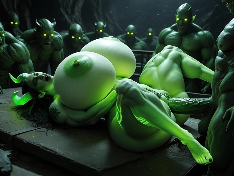 Succubus की राक्षसों द्वारा चुदाई