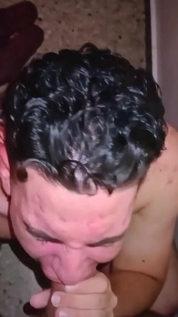 Iconic moment from "Facial Hot Twink Juan Yepes Sucking Camilo Brown Big Uncut Cock And Getting His Face Covered In Cum"
