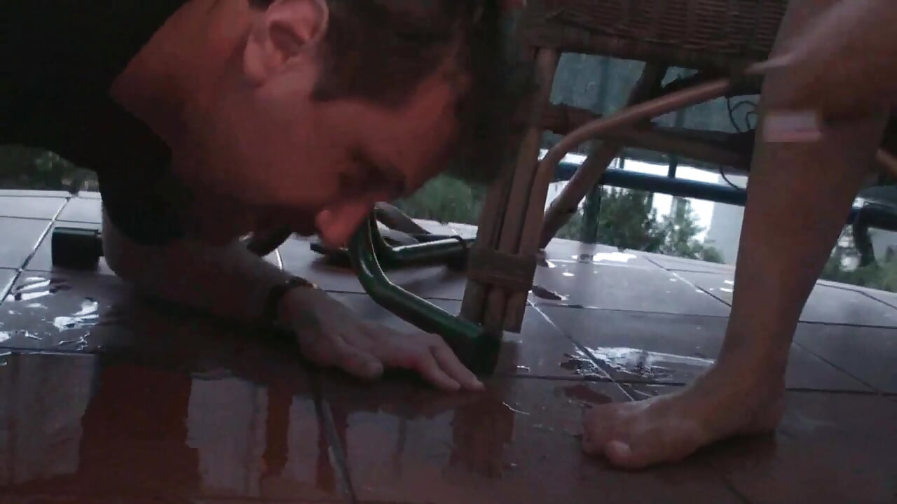 It Rained so Lick the Floor Bitch!