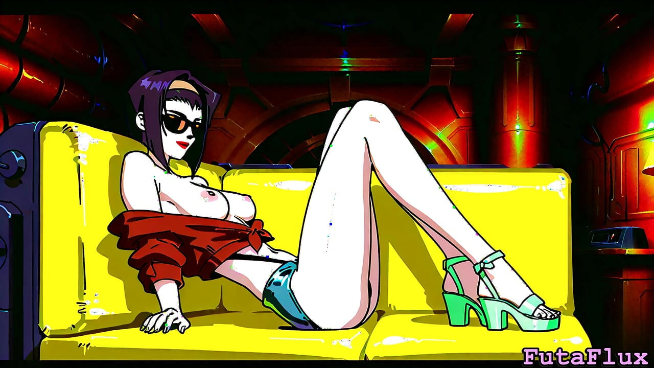 Futanari faye Valentine - masturbieren, abspritzen, Selbstlutschen, mehr!