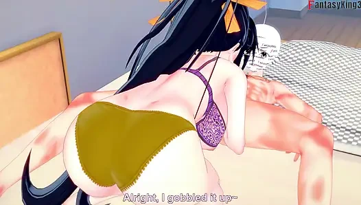 Риас Гремори уезжает, так что Акено делает мне сиськами - NITR серия