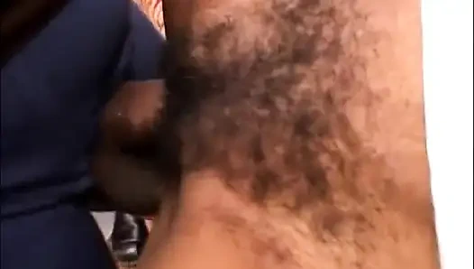 Big ass hairy pussy fucking dildo playing