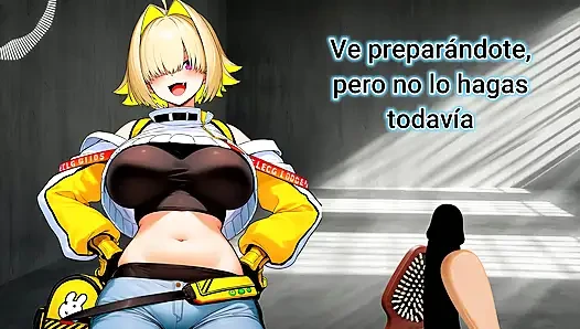 Spanish Audio JOI. NIKKE's Elegg jerks you off with his... brushes?