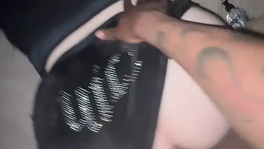 How I say sorry to my wife with my bbc in her tight white pussy