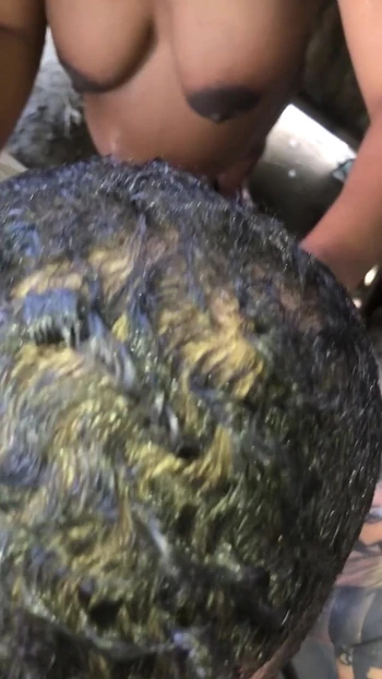 Captivating moment from "Dominican woman showers with a stranger"