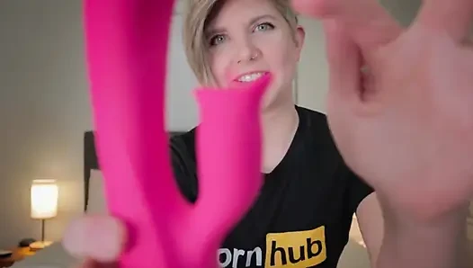 Unboxing und Review des Unvomi pulsierenden Hasen-Vibrator aus Paloqueth mit hausfrau Ginger