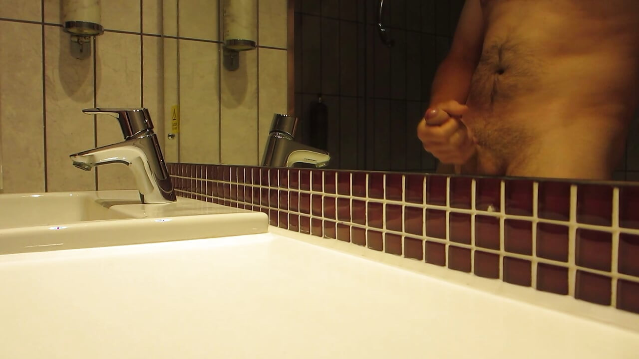 Uncut Grower Cock Show Stroke and Cum