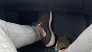 Socks and trainers – British white lad