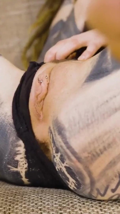Heavily Tattooed Girl Takes Hard Anal While Getting Fucked Raw | Clip 1
