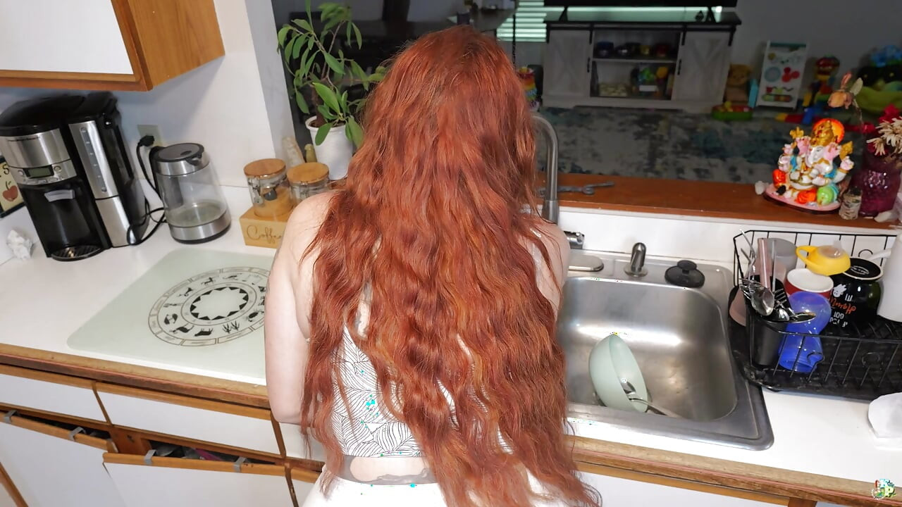 Pregnant Stepmom Encourages Stepson to Fuck Her Ass