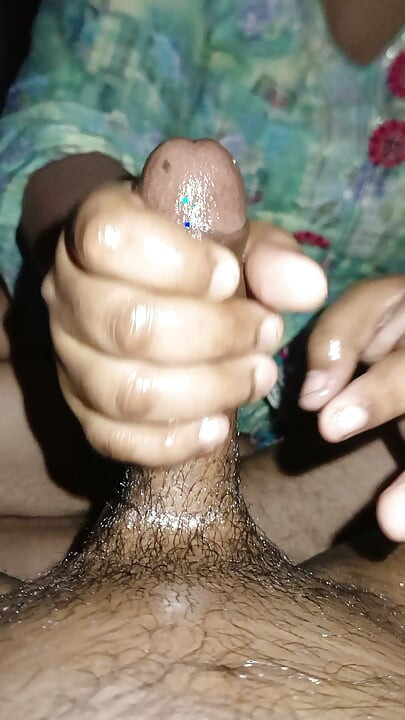 Romantic handjob