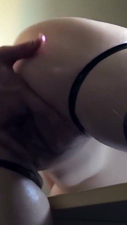SEXY Bimbo plays with with Oil and a BIG Dick | Clip 2