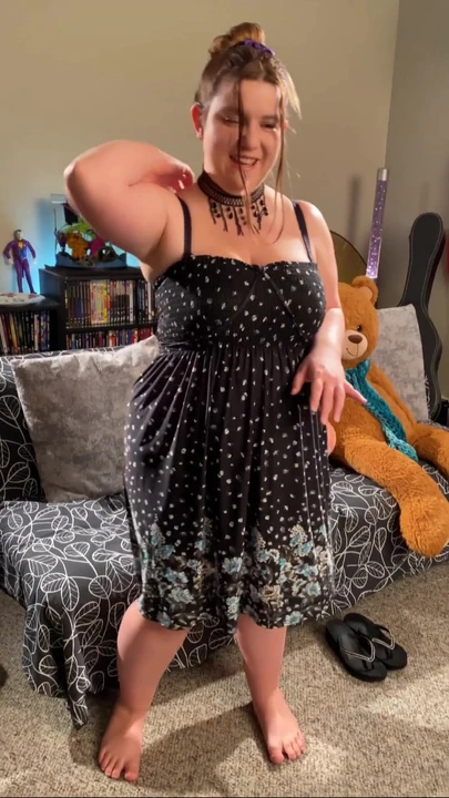 Stunning moment from "Marie's Edging Orgasm While Modeling and Dancing"