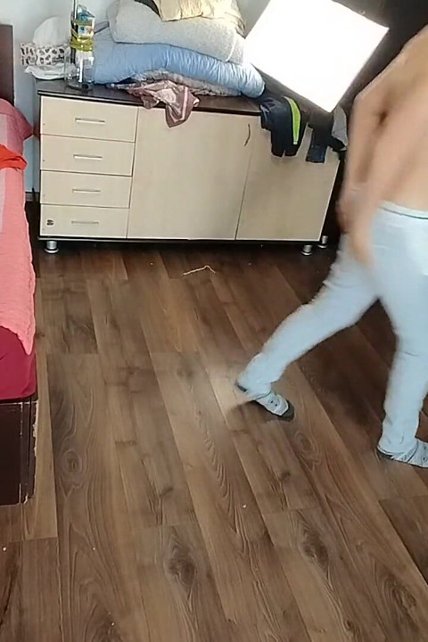 Amateur Wife Dancing Around the House Naked, Big Nipples, Big Ass