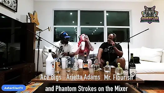 Arietta Adams ile yetişkin yıldızı podcast'i Mrflourish ve Ace Bigs ev sahipliği yapıyor