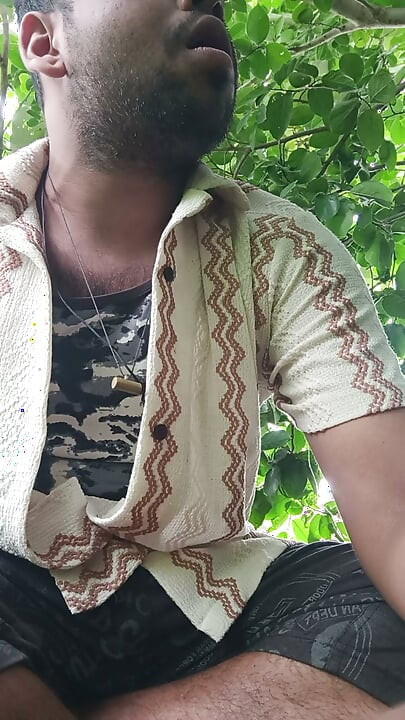 Alone in forest area so I decided to watch hot and sexy videos
