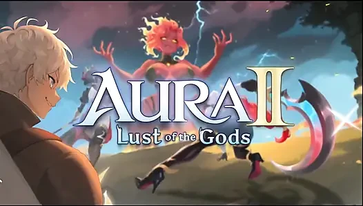 Aura 2 Lust of the Gods Hentai Game Ep.1 Stripping SEX battle with my GODDESS WIFE !