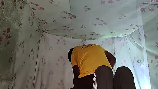 After a long time hard sex with loud moaning with Virgin college girl