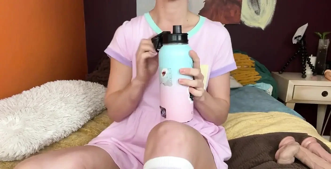 JOI Stepsister Wishes You Were Here to Watch Her Masturbate.. She Describes What She Would Do to You if You Were Here