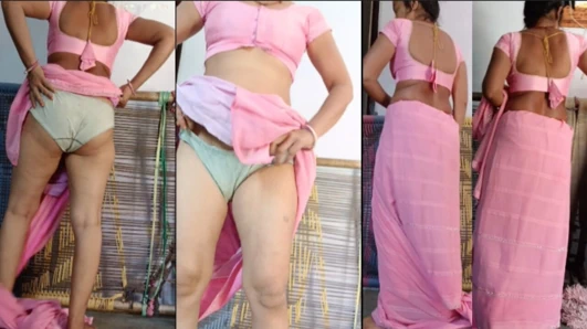 Sauteli bahan apne sagi sautele bhai ke samne Sadi pahankar utaar chut mein ungali dalkar apne sautele bhai se Gand marwane ki Chahat rakhti