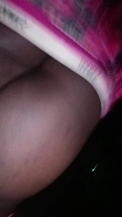 Sexy black trans walking home from some BWC | Clip 1