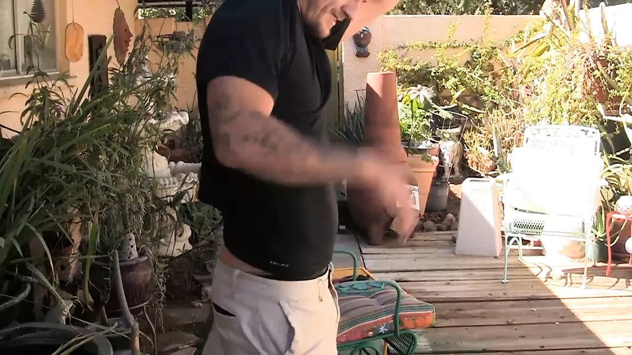 Handsome athletic amateur Jimmy Longdong masturbates solo
