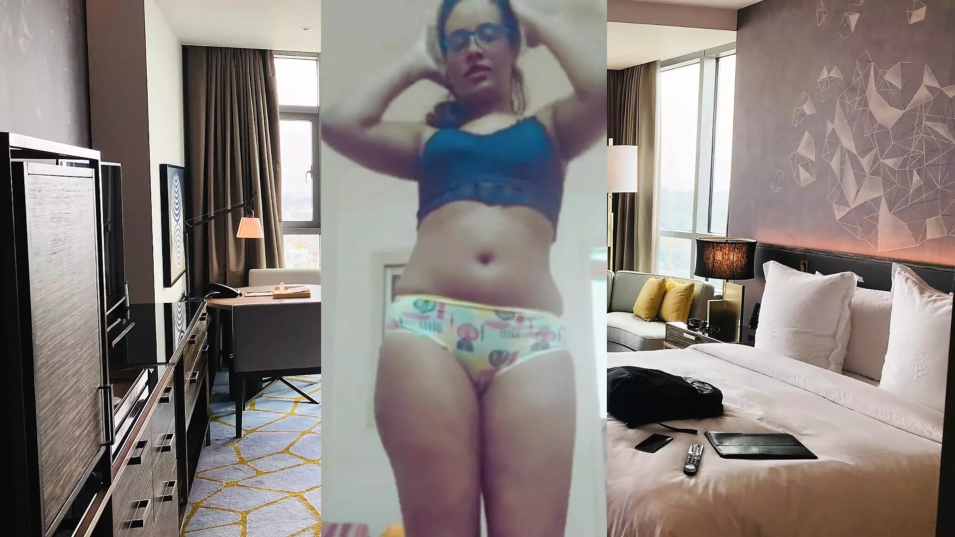 "Sandy lagi asik panggung: gerakan seksi, getaran liar