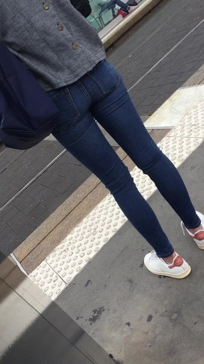 Jeans ass outdoor