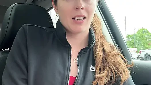 Benim lush ile bir simülatörde golf yapmaya çalışıyorum! Ben sallanırken boşalmamaya çalışıyorum!