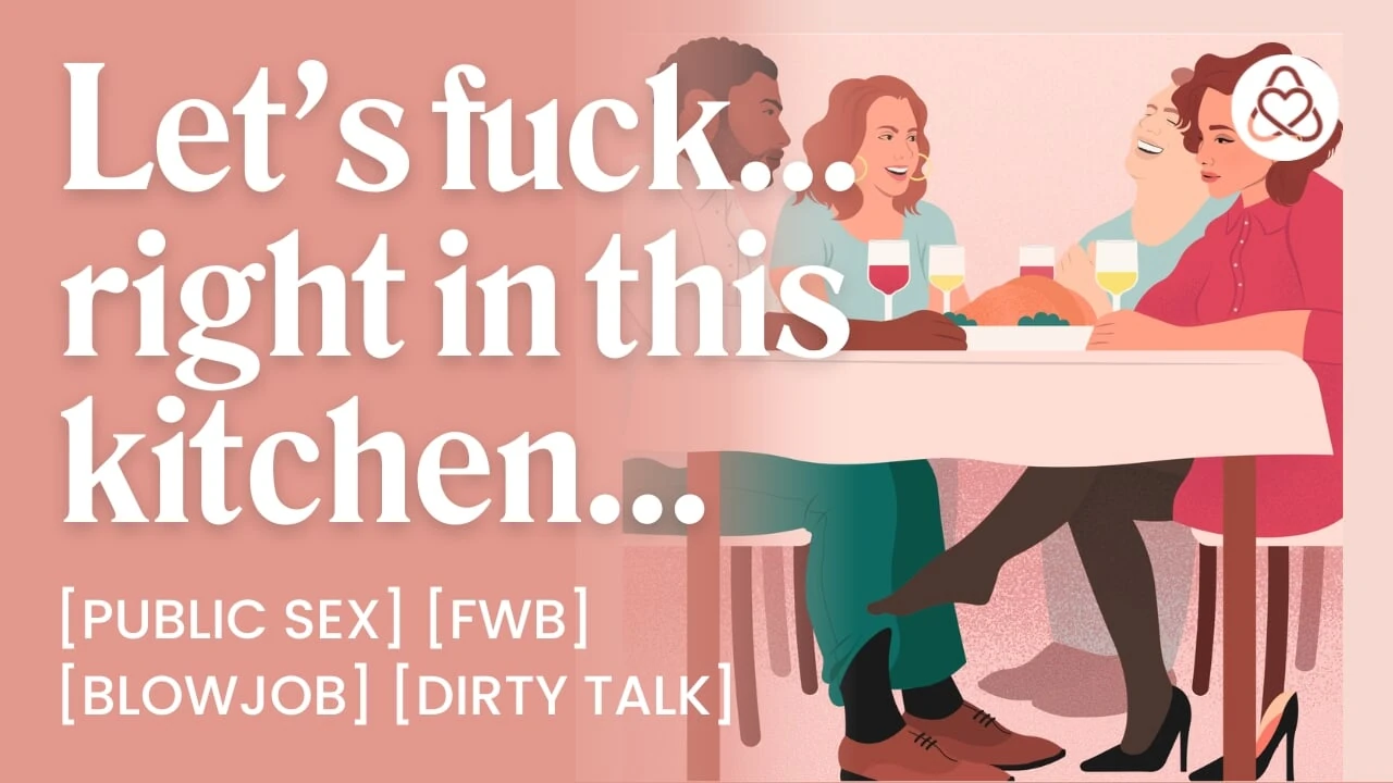 ASMR Audio Porn: Secret Kitchen Fuck With the Guy Next Door – Blowjob & Public Sex – Erotic Audio Roleplay for Women