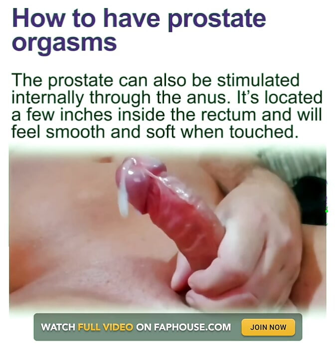 Prostate Orgasams Anal