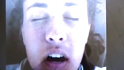 Cum içinde the ağız haraç için pokergirl22