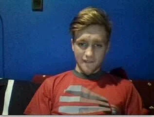hungarian boy showing on cam