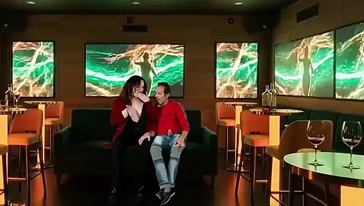 I masturbated a nightclub manager in the VIP room while my husband films