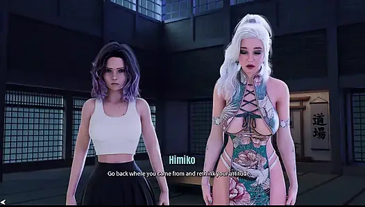 Julia в Японии 3 Himiko договорилась обучить Джулию