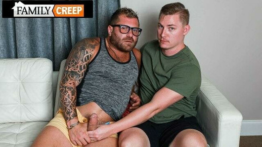 Shy Frustrated Jock Gets A Good Fuck From His Step Daddy